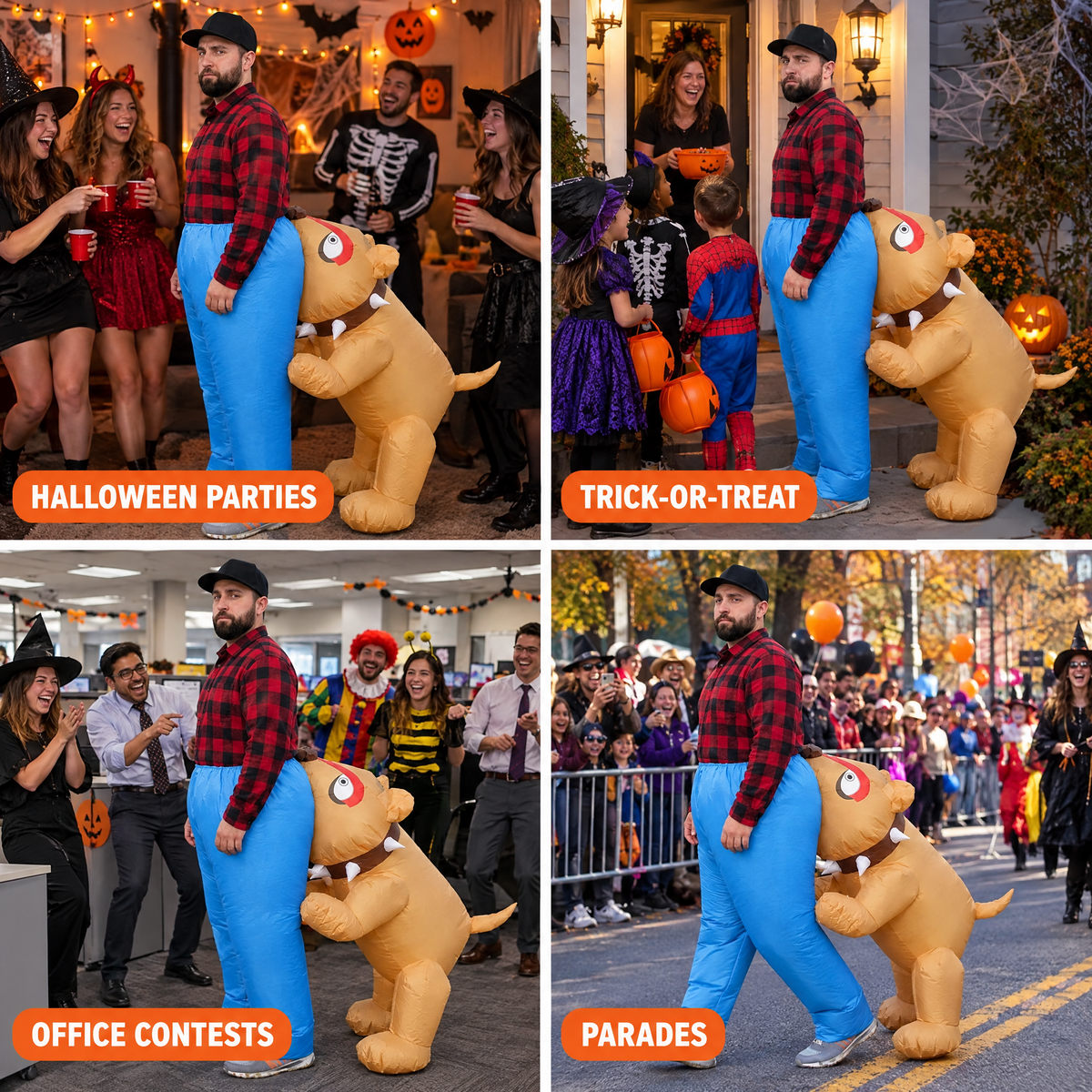 Halloween parties, trick-or-treat, office contests, parades